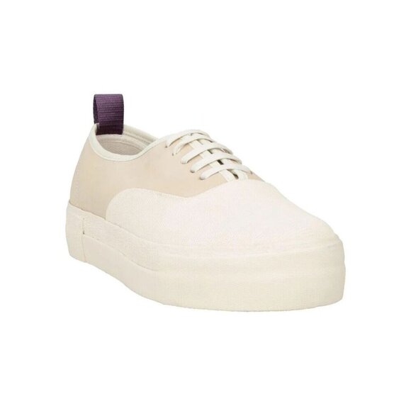 Eytys Mother of Galosch Low Top Suede Sneaker 39 8.5 Natural Shoes $69 - Picture 13 of 13